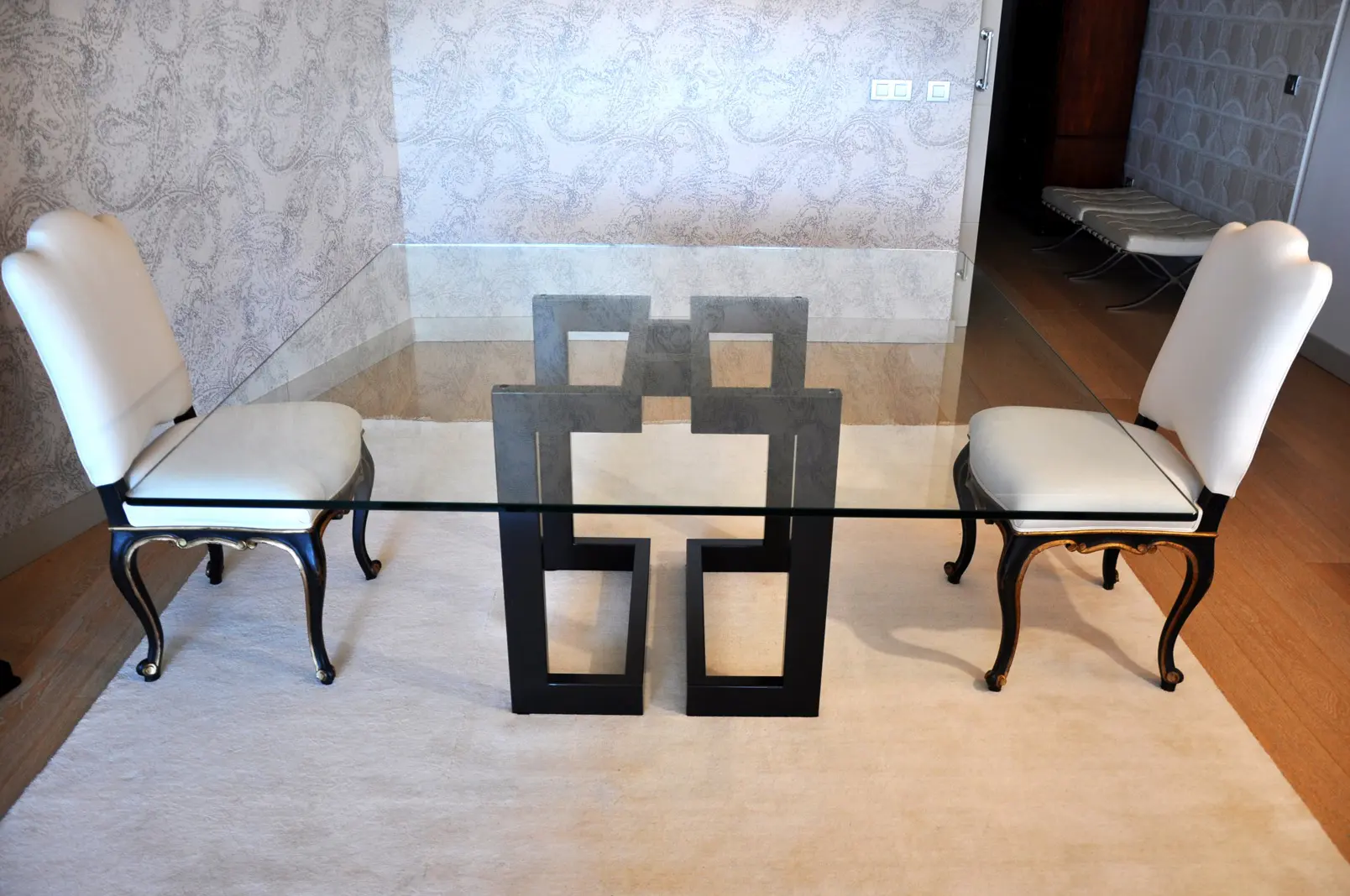 Sendai 160x160x73 negro metal 46 OK